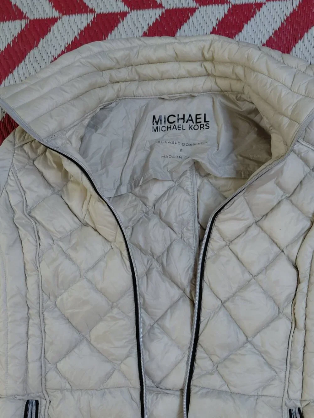 Michael Kors women's lightweight puffer jacket